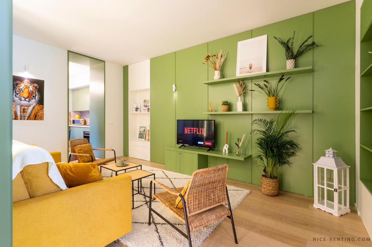 Nice Renting - Bavastro - Luxurious Loft - 2 Bedroom - Ac - Balcony - Trendy Neighborhood Buitenkant foto
