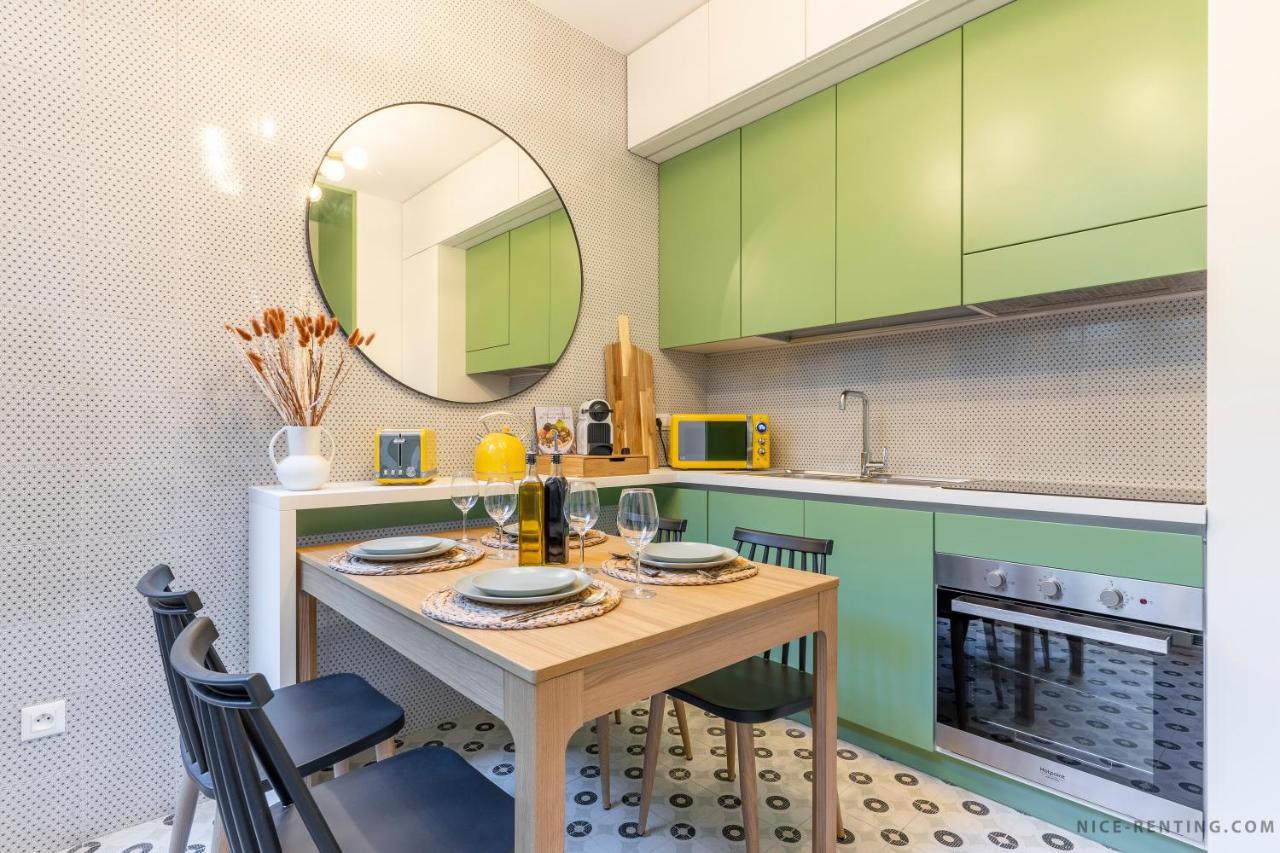 Nice Renting - Bavastro - Luxurious Loft - 2 Bedroom - Ac - Balcony - Trendy Neighborhood Buitenkant foto
